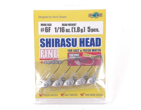 Ecogear SHIRASU HEAD FINE Jig Head – Japan Import Tackle